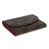 Louis Vuitton Fuchsia & Monogram Canvas Rosalie Wallet