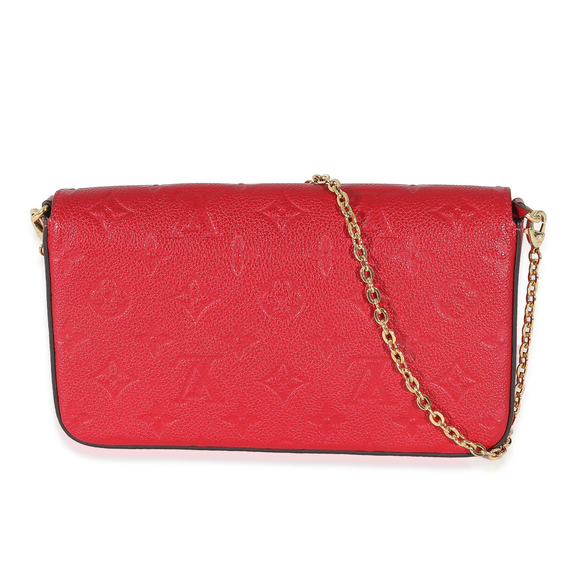 Louis Vuitton Scarlet Monogram Empreinte Félicie Pochette