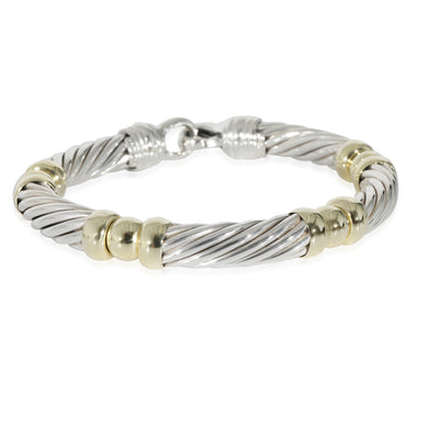 David Yurman Bracelet in Yellow Gold/Sterling Silver