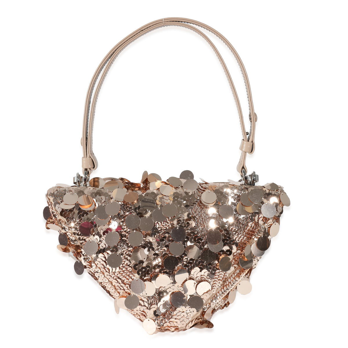 Prada Pink Cameo Sequin Triangle Bag