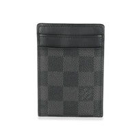 Louis Vuitton Damier Graphite Canvas Pince Card Holder With Bill Clip