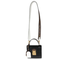 Louis Vuitton White Epi Black Monogram Vernis Spring Street