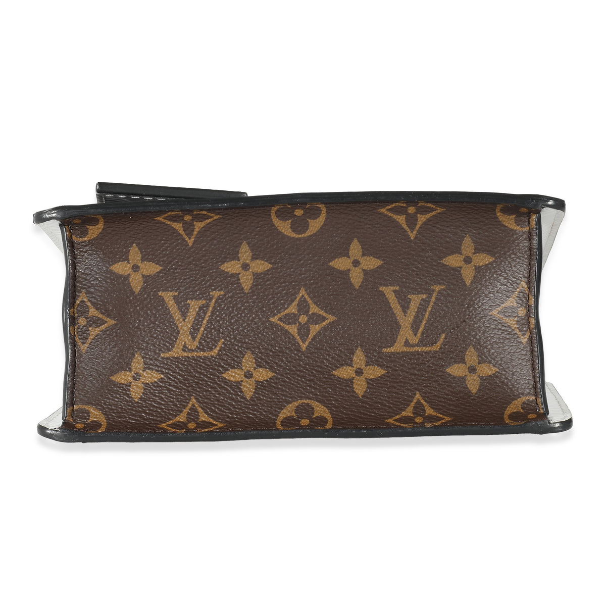 Louis Vuitton White Epi Black Monogram Vernis Spring Street