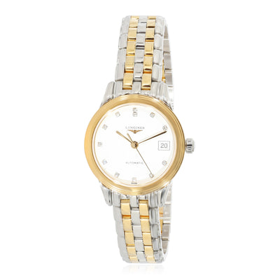 Longines Flagship L4.274.3.27.7 Womens Watch in  Stainless Steel/Gold Plate