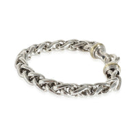 David Yurman Wheat Bracelet in Yellow Gold/Sterling Silver