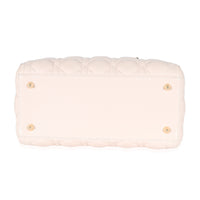 Christian Dior Powder Pink Lambskin Cannage Medium Lady Dior