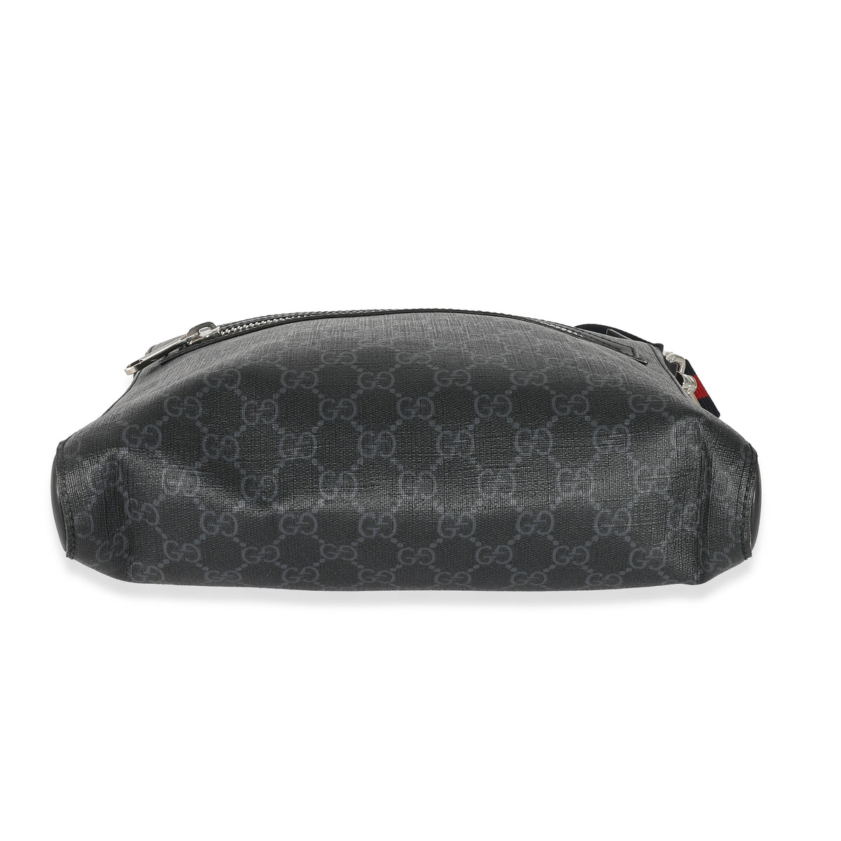 Gucci Black GG Supreme Canvas Messenger Bag