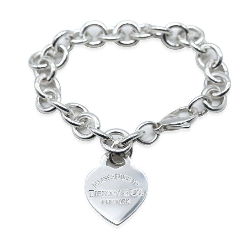 Tiffany & Co. Return To Tiffany Heart Tag Charm Bracelet Sterling Silver