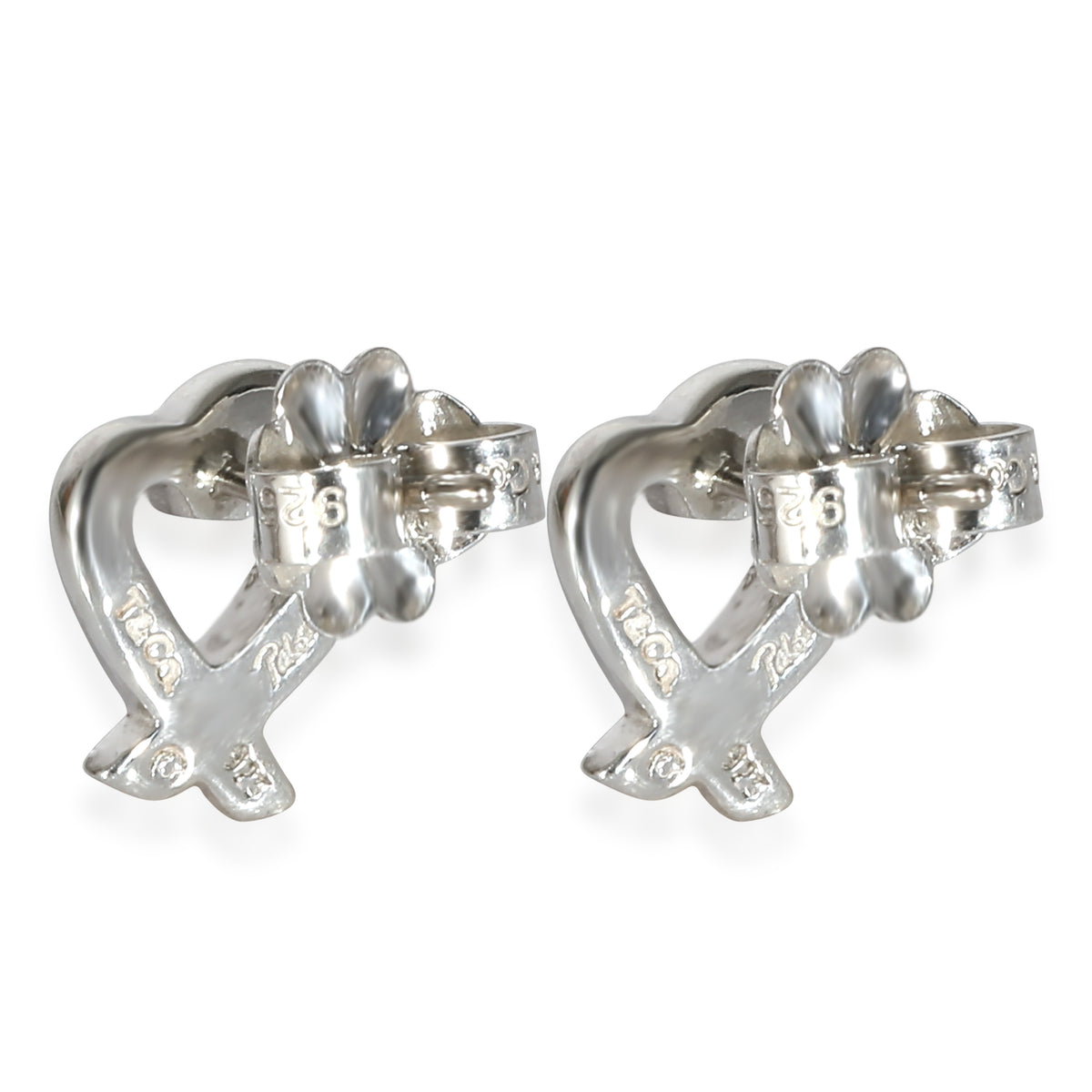 Tiffany & Co. Paloma Picasso 10 mm Loving Hearts Earrings in Sterling Silver