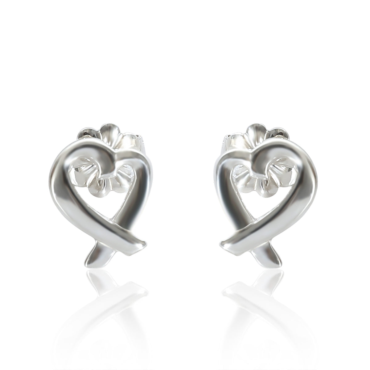 Tiffany & Co. Paloma Picasso 10 mm Loving Hearts Earrings in Sterling Silver