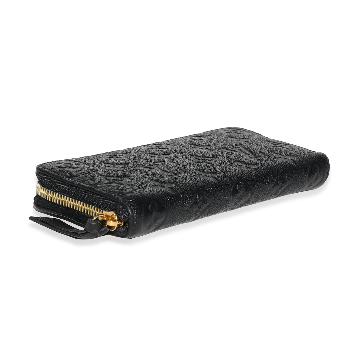 Louis Vuitton Black Monogram Empreinte Clemence Wallet