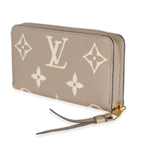 Louis Vuitton Dove Cream Monogram Empreinte Zippy Wallet