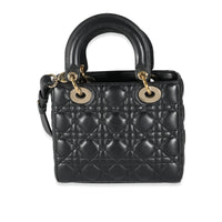 Christian Dior Black Cannage Lambskin Small Lady MyabcDior