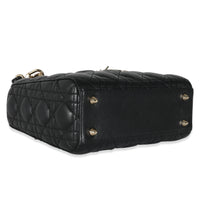 Christian Dior Black Cannage Lambskin Small Lady MyabcDior