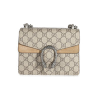 Gucci Beige GG Supreme Mini Dionysus