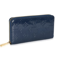 Louis Vuitton Grand Bleu Vernis Zippy Wallet