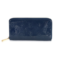 Louis Vuitton Grand Bleu Vernis Zippy Wallet