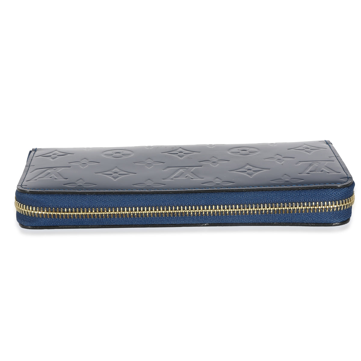 Louis Vuitton Grand Bleu Vernis Zippy Wallet