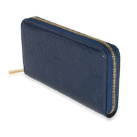 Louis Vuitton Grand Bleu Vernis Zippy Wallet