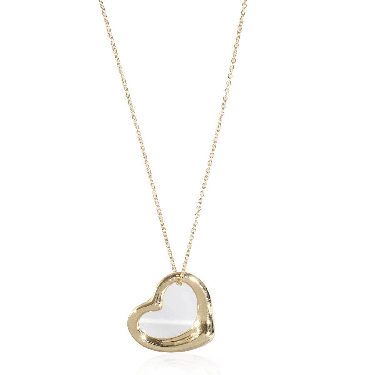 Tiffany & Co. Elsa Peretti Open Heart Pendant in 18k Yellow Gold