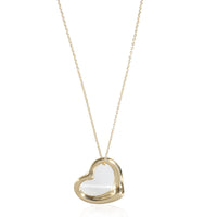 Tiffany & Co. Elsa Peretti Open Heart Pendant in 18k Yellow Gold