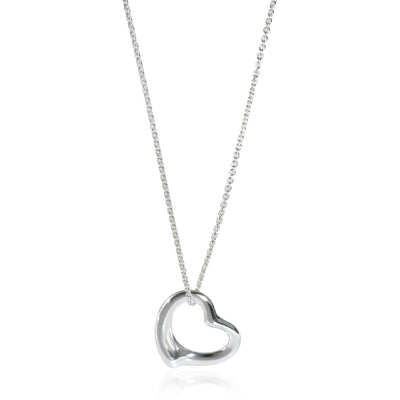 Tiffany & Co. Elsa Peretti Open Heart Pendant in Sterling Silver