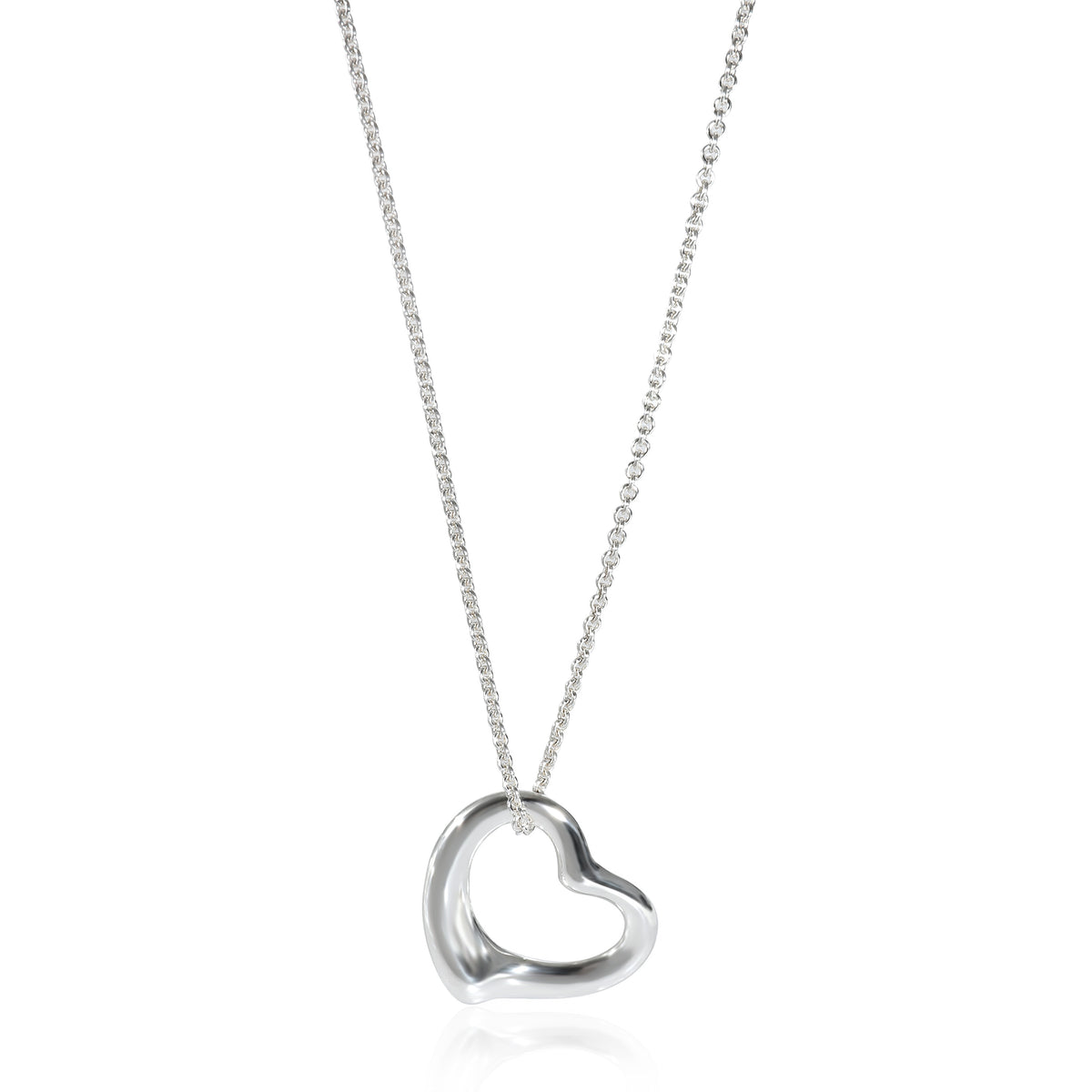 Tiffany & Co. Elsa Peretti Open Heart Pendant in Sterling Silver