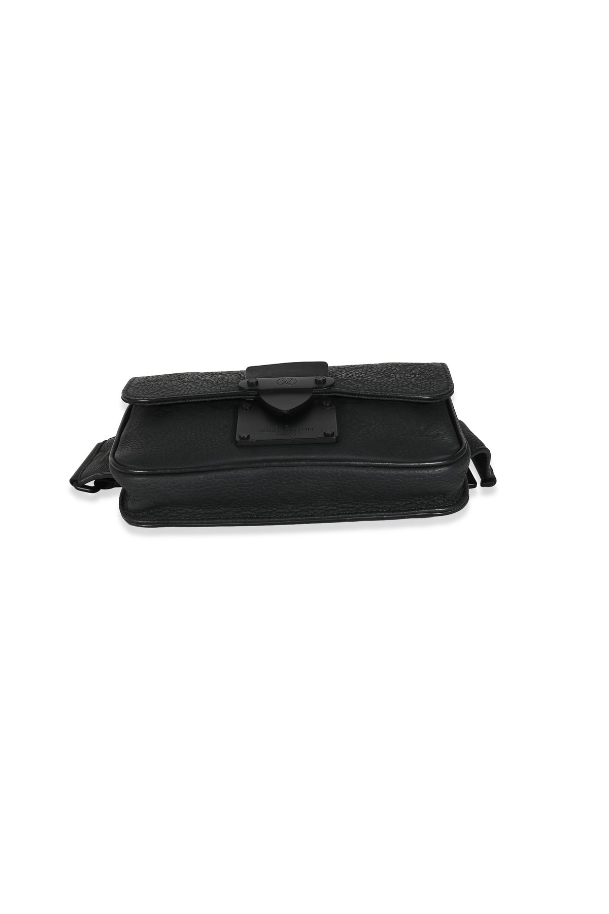 Louis Vuitton Black Monogram Taurillon S Lock Sling Bag