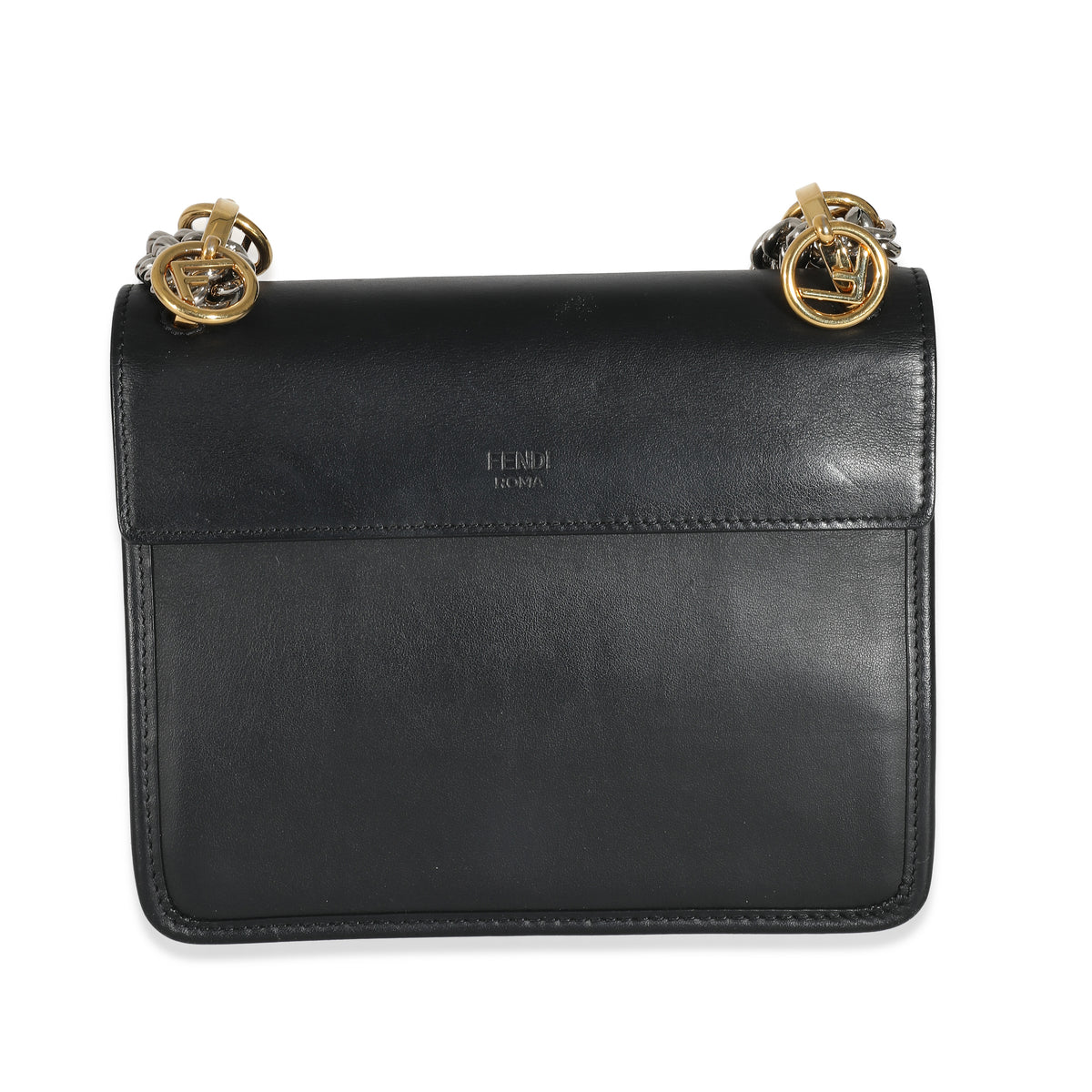 Fendi Black Vitello Century Opaco F is Fendi Kan I Bag myGemma