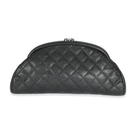 Chanel Black Quilted Caviar Timeless Clutch