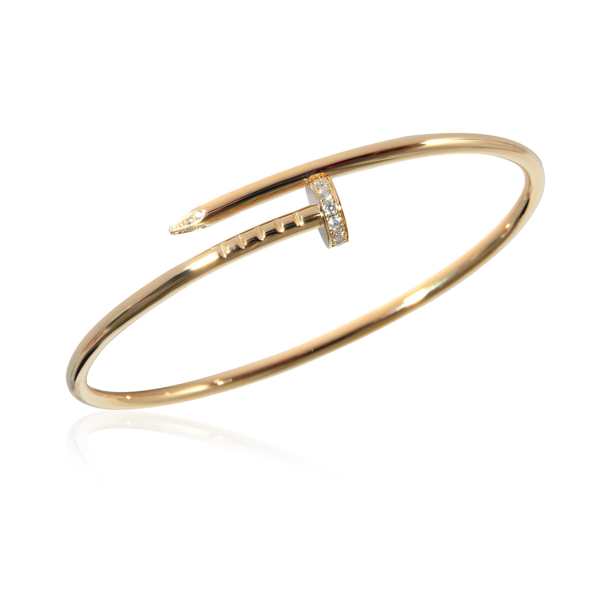 Cartier Juste Un Clou Bracelet in 18K Yellow Gold 0.18 CTW, Small Model