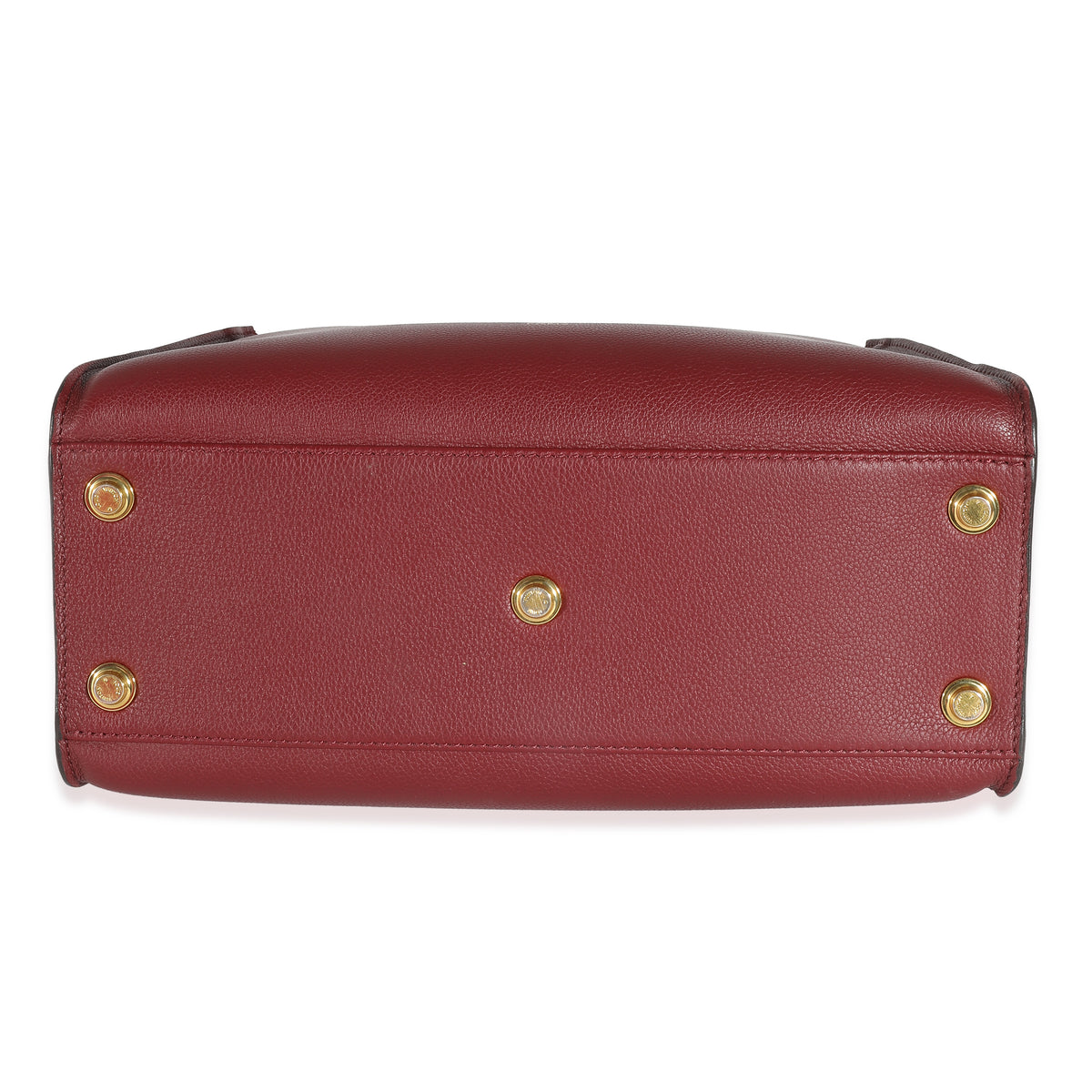 Louis Vuitton Bordeaux Calfskin Monogram Canvas On My Side MM