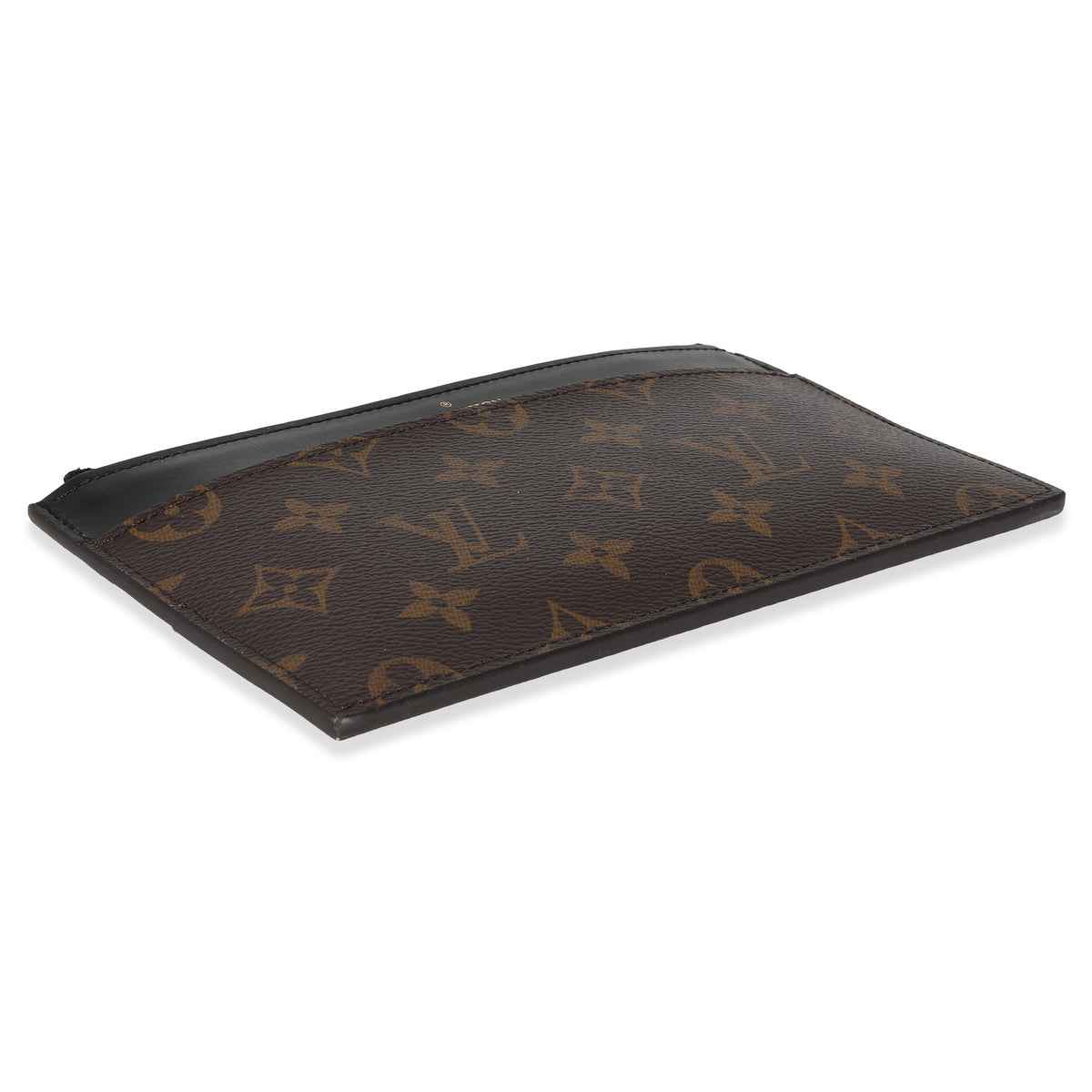 Louis Vuitton Black Monogram Canvas Slim Purse