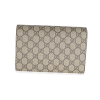 Gucci Beige GG Supreme Dionysus Chain Wallet