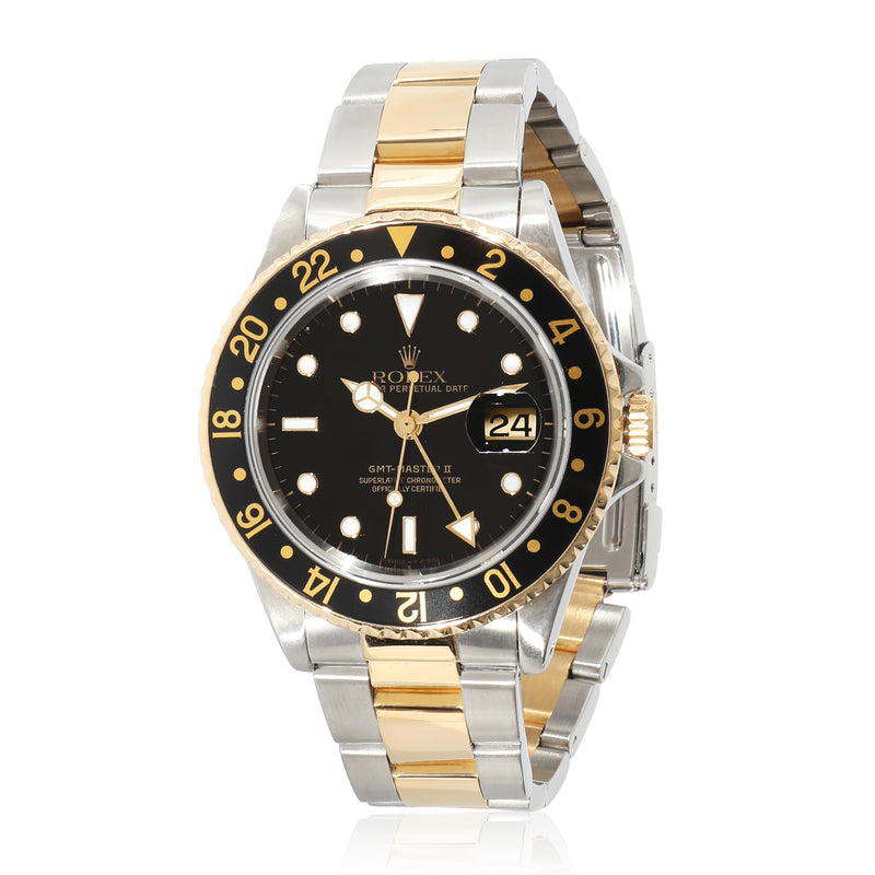 Rolex GMT Master II 16713 Men's Watch in  Stainless Steel/Yellow Gold