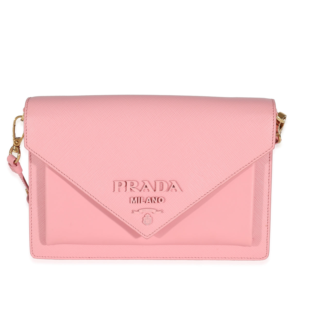 Leather wallet Prada Pink in Leather - 38725530