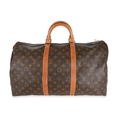 Louis Vuitton Vintage Monogram Canvas Keepall 50