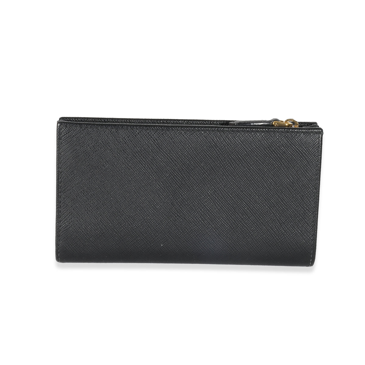 Prada Black Saffiano Leather Large Wallet