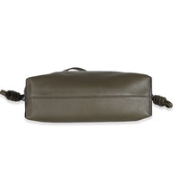 Loewe Khaki Nappa Calfskin Flamenco Clutch