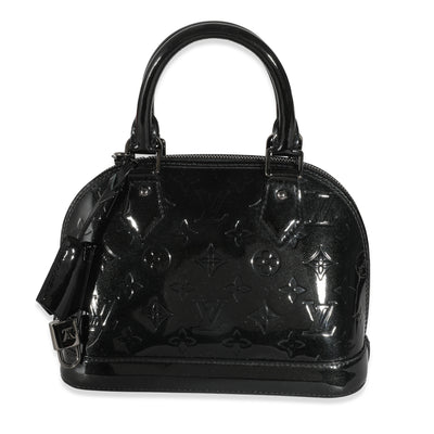 Louis Vuitton Black Magnetique Monogram Vernis Alma BB