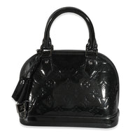 Louis Vuitton Black Magnetique Monogram Vernis Alma BB