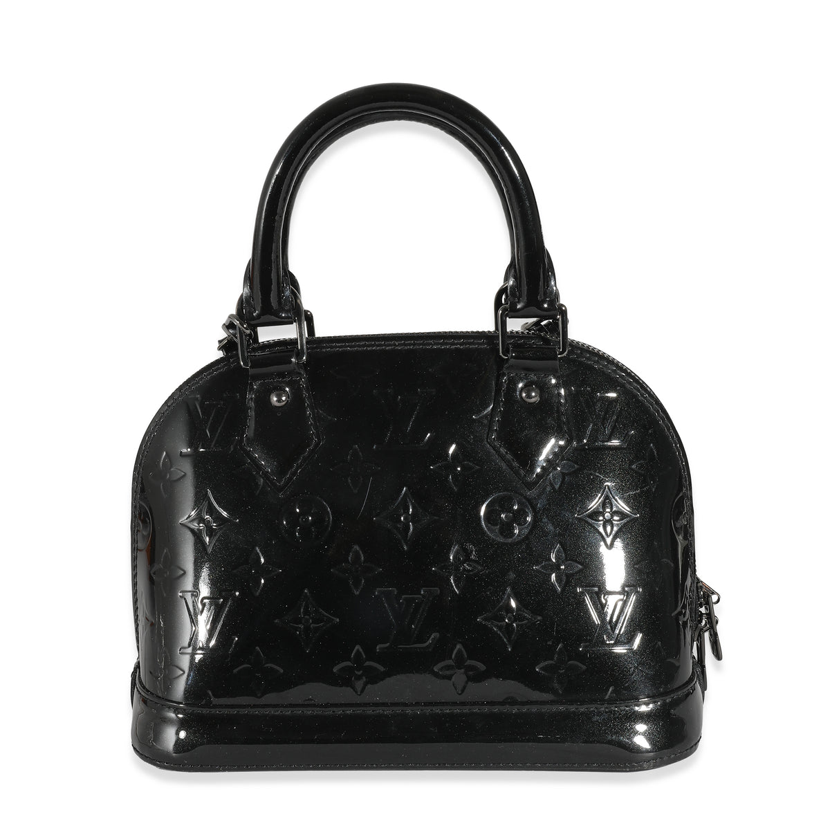 Louis Vuitton Black Magnetique Monogram Vernis Alma BB