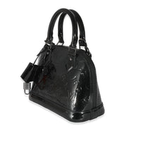 Louis Vuitton Black Magnetique Monogram Vernis Alma BB