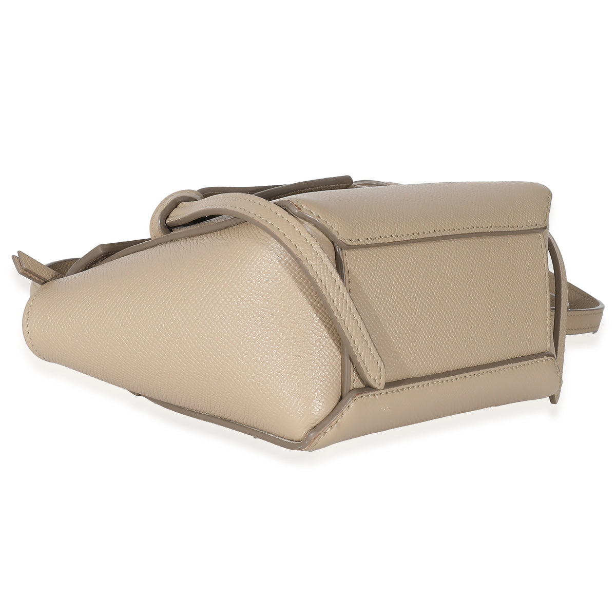 Celine Taupe Grained Calfskin Pico Belt Bag