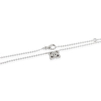 DeBeers Enchanted Lotus Pendant in 18k White Gold 0.16 CTW