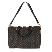 Louis Vuitton Brown Monogram Canvas Mini Lin Speedy Bandouliere 30