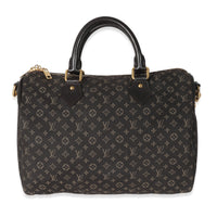 Louis Vuitton Brown Monogram Canvas Mini Lin Speedy Bandouliere 30