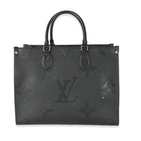 Louis Vuitton Black Monogram Giant Empreinte Onthego MM