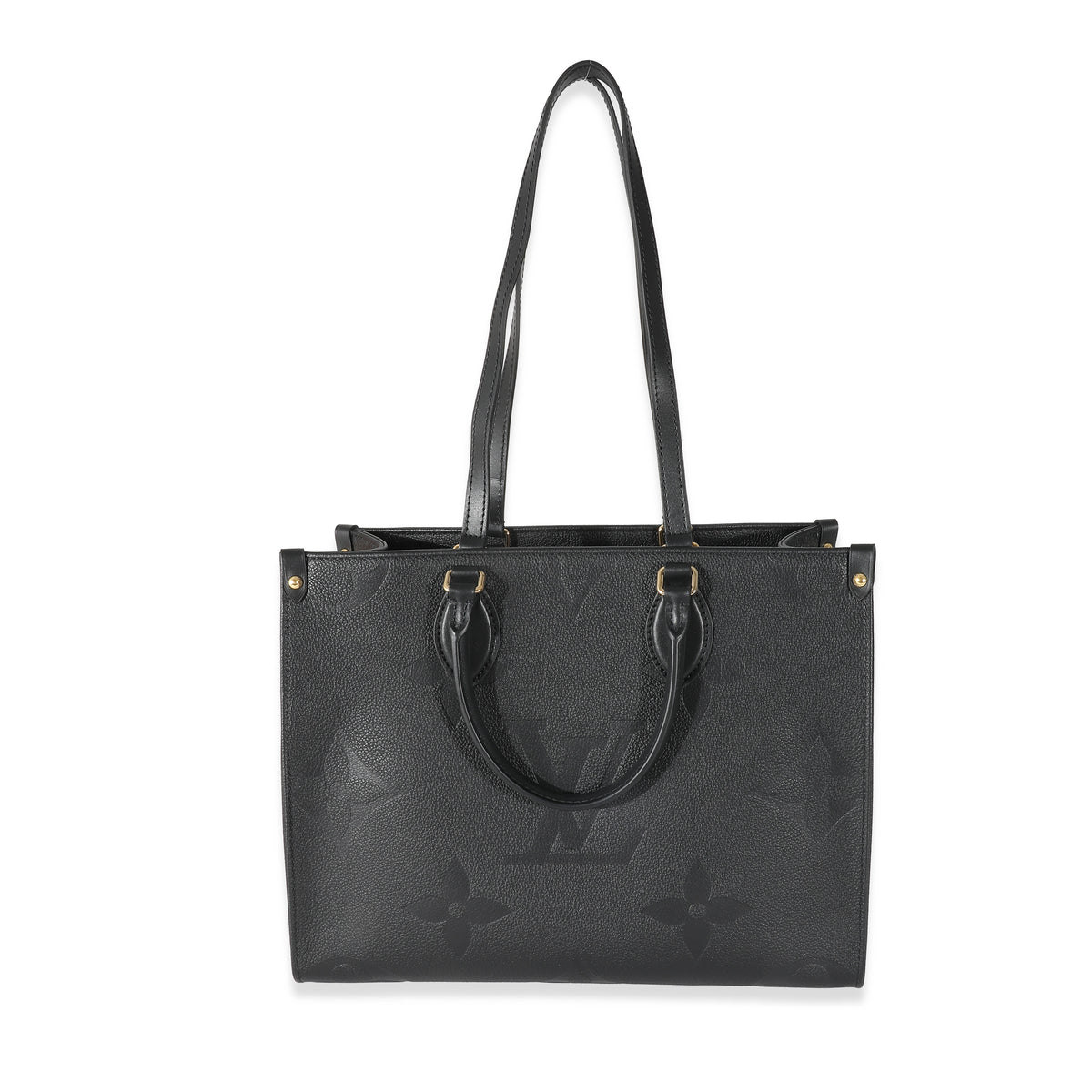 Louis Vuitton Black Monogram Giant Empreinte Onthego MM