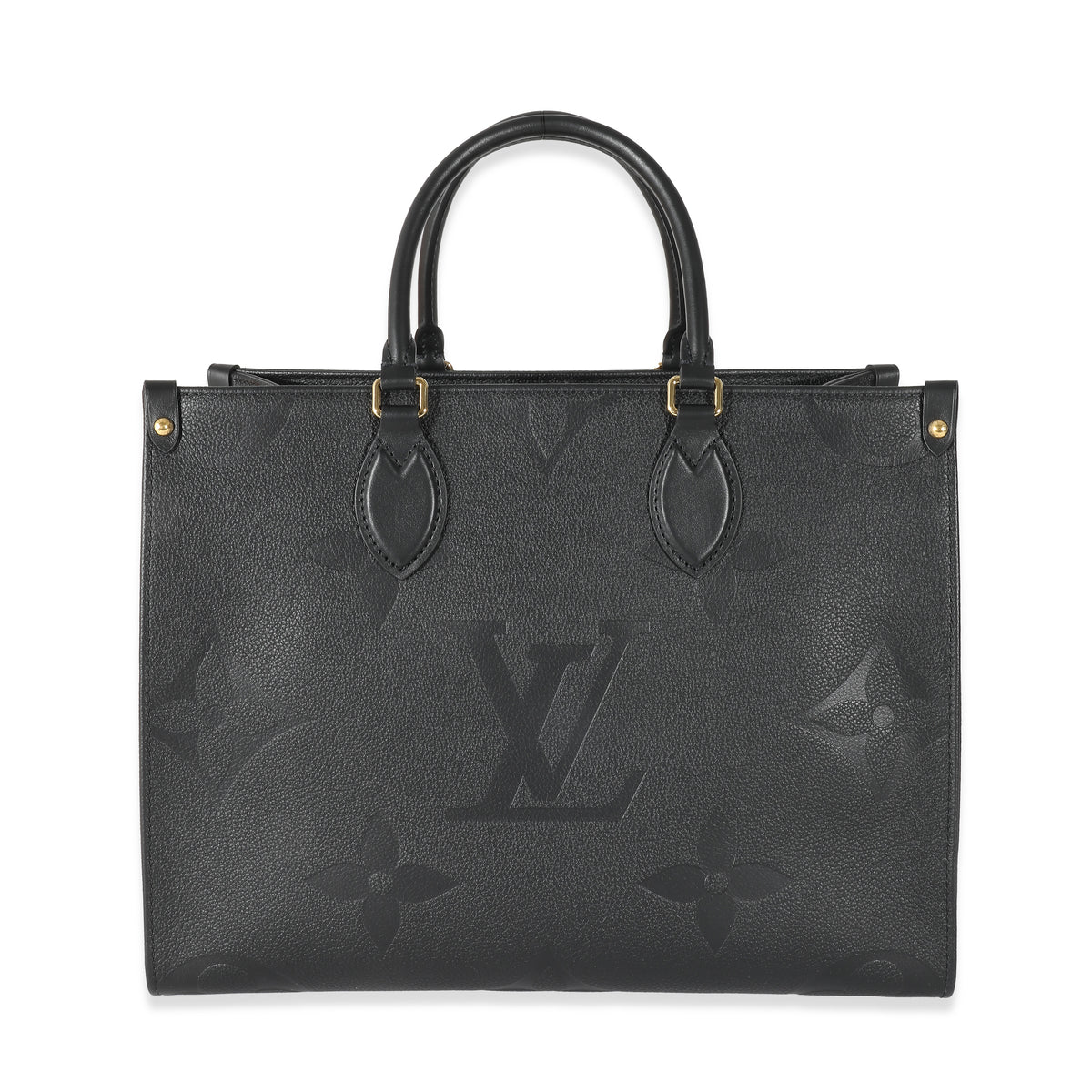 Louis Vuitton Black Monogram Giant Empreinte Onthego MM